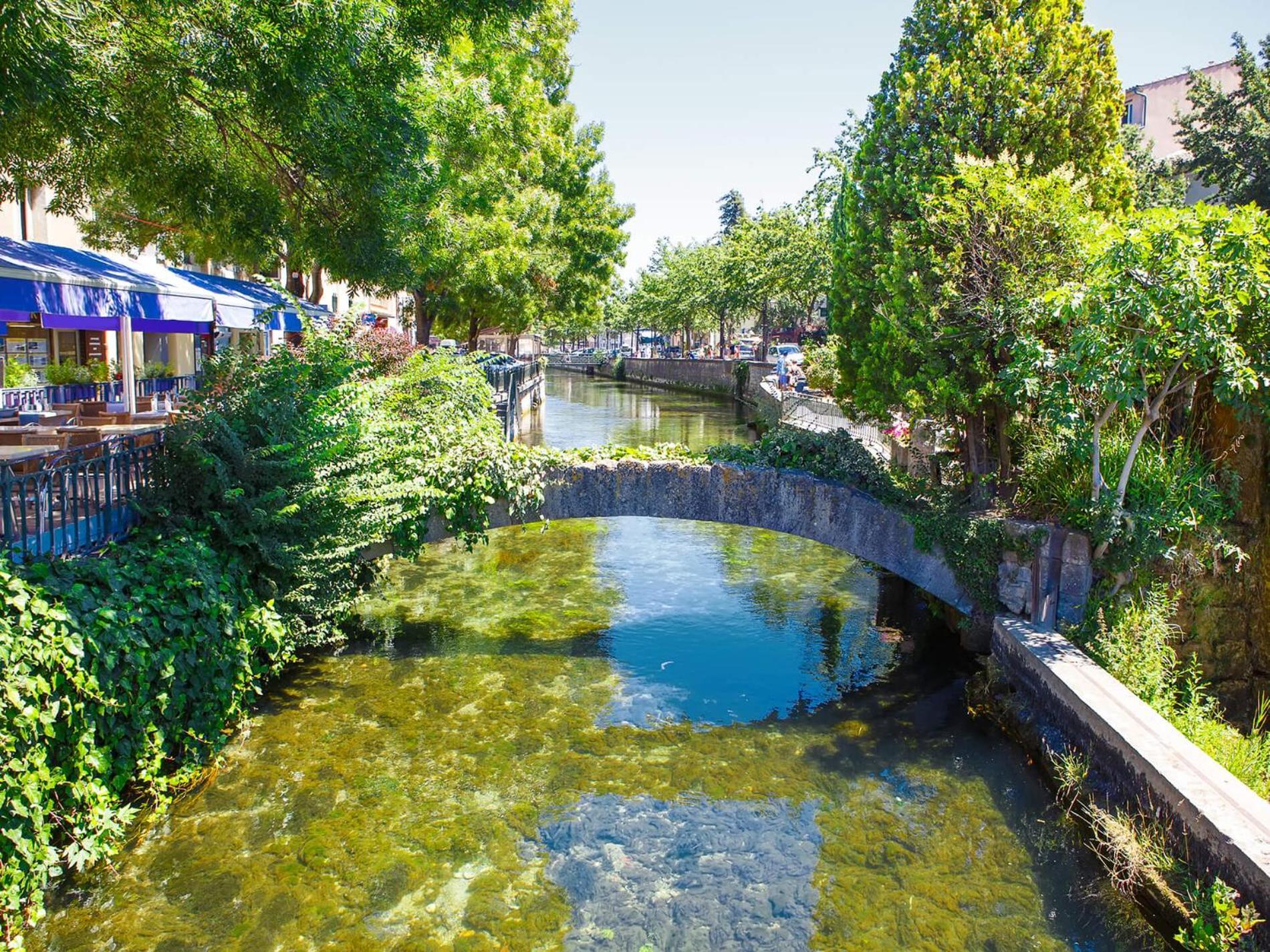 Gite De L'Olivier, Classe, Climatise, Jardin Avec Parking Gratuit Devant Le Logement Et A 5 Minutes Du Centre-Ville A Pied LʼIsle-sur-la-Sorgue Eksteriør bilde