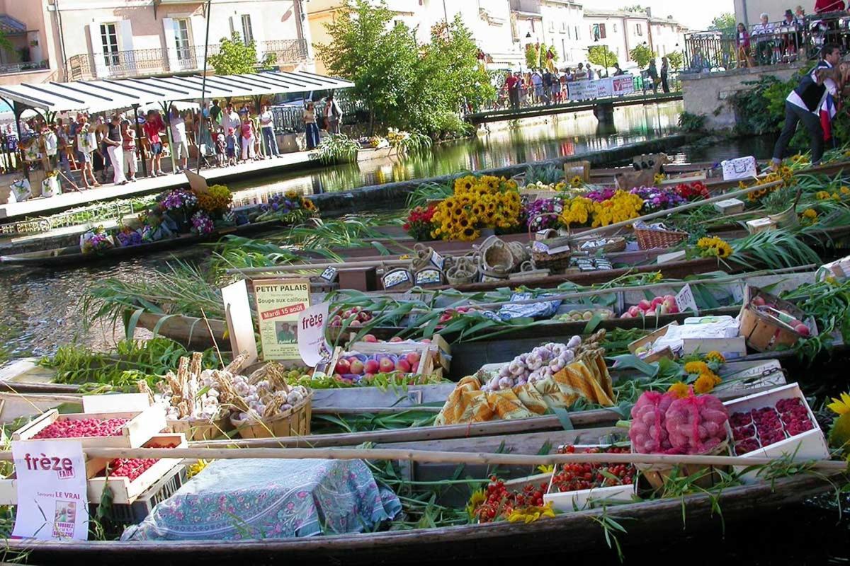 Gite De L'Olivier, Classe, Climatise, Jardin Avec Parking Gratuit Devant Le Logement Et A 5 Minutes Du Centre-Ville A Pied LʼIsle-sur-la-Sorgue Eksteriør bilde